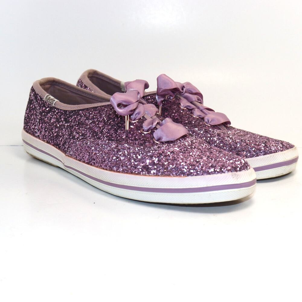 Kate Spade for Keds Champion Glitter Pink Sneakers size 6